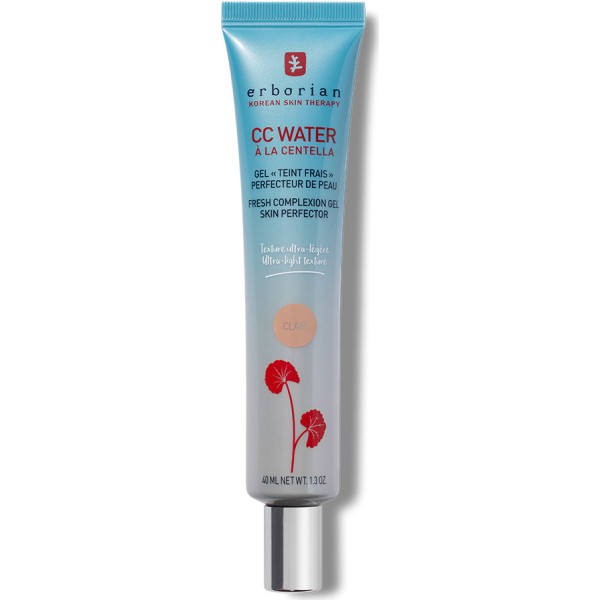 Erborian CC Water a la Centella Asiática Gel Fresco Tono Clair (Claro) 40 ml