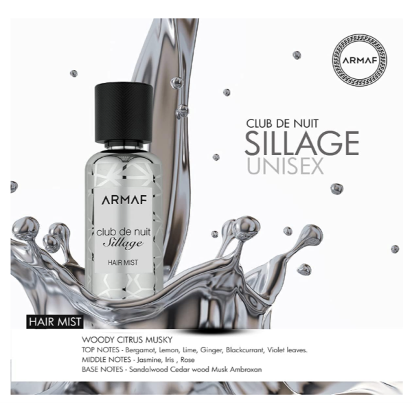 Armaf club de nuit sillage hair mist 55ml vaporizador
