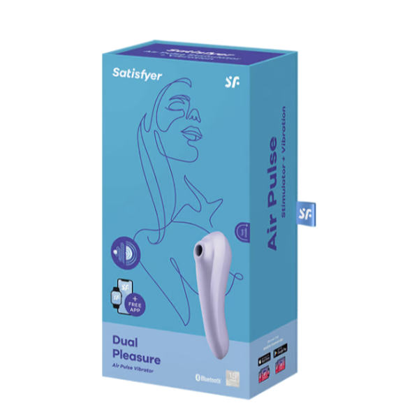 Satisfyer dual pleasure vibrador aire con app y bluetooth