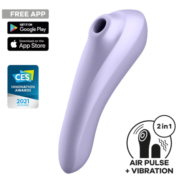 Satisfyer dual pleasure vibrador aire con app y bluetooth